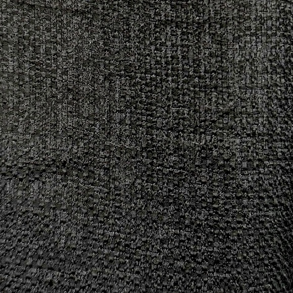 MIRELLA CAVORSO Italy Woven Black Silk Bead Rhinestone Encrusted Blazer Jacket - Picture 7 of 9